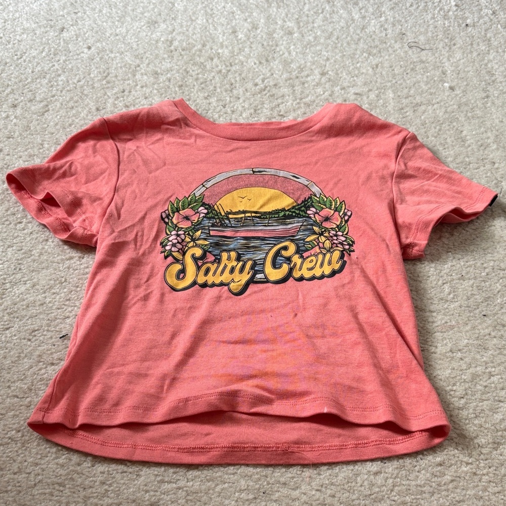 Salty Crew Sunset Coral Tee